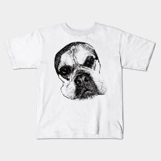 Bullmastiff Face Design - A Mastiff Christmas Gift Kids T-Shirt